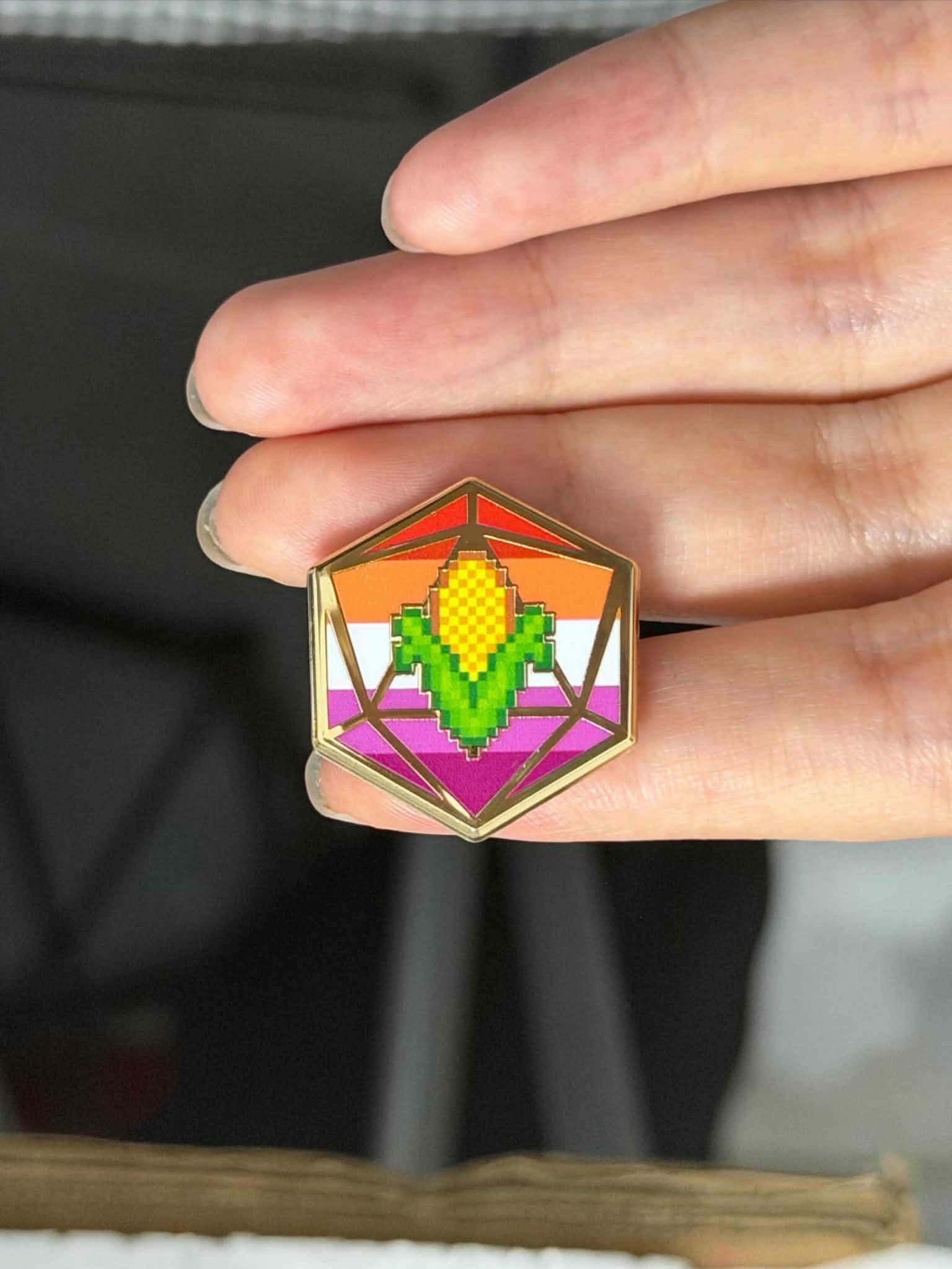 Lesbian - C.O.R.N pin
